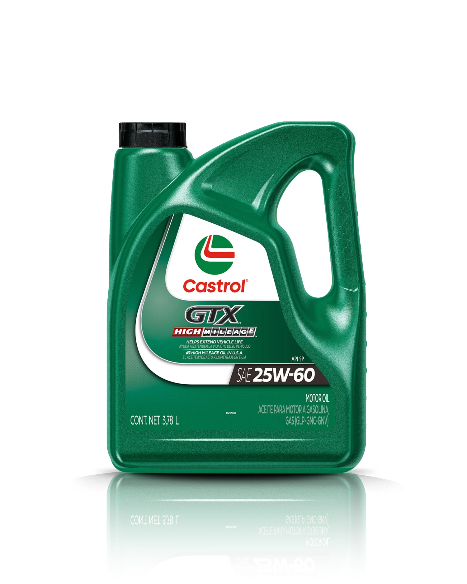 CASTROL GTX 25W60 HIGH MILEAGE – Aceite de Motor Semi Sintético