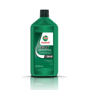 CASTROL GTX 25W60 HIGH MILEAGE – Aceite de Motor Semi Sintético - QT 946ml