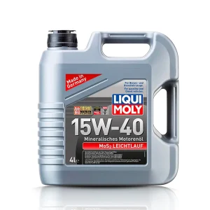 LIQUI MOLY MOS2 LEICHTLAUF 15W40 - Aceite de Motor - Galón 4Lt.