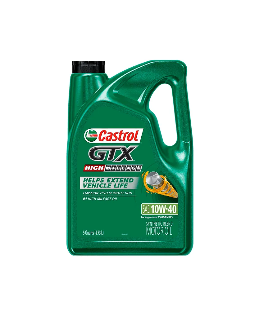 Castrol Gtx W High Mileage Aceite Semi Sint Tico Automas Pe