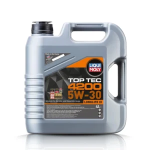LIQUI MOLY 5W30 TOP TEC 4200 - Aceite de Motor antifricción - Galón 4Lt.