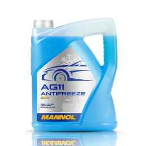 MANNOL ANTICONGELANTE AG11 (G11) LONGTERM 4011 - Refrigerante 50/50, azul - Galón 5Lt.