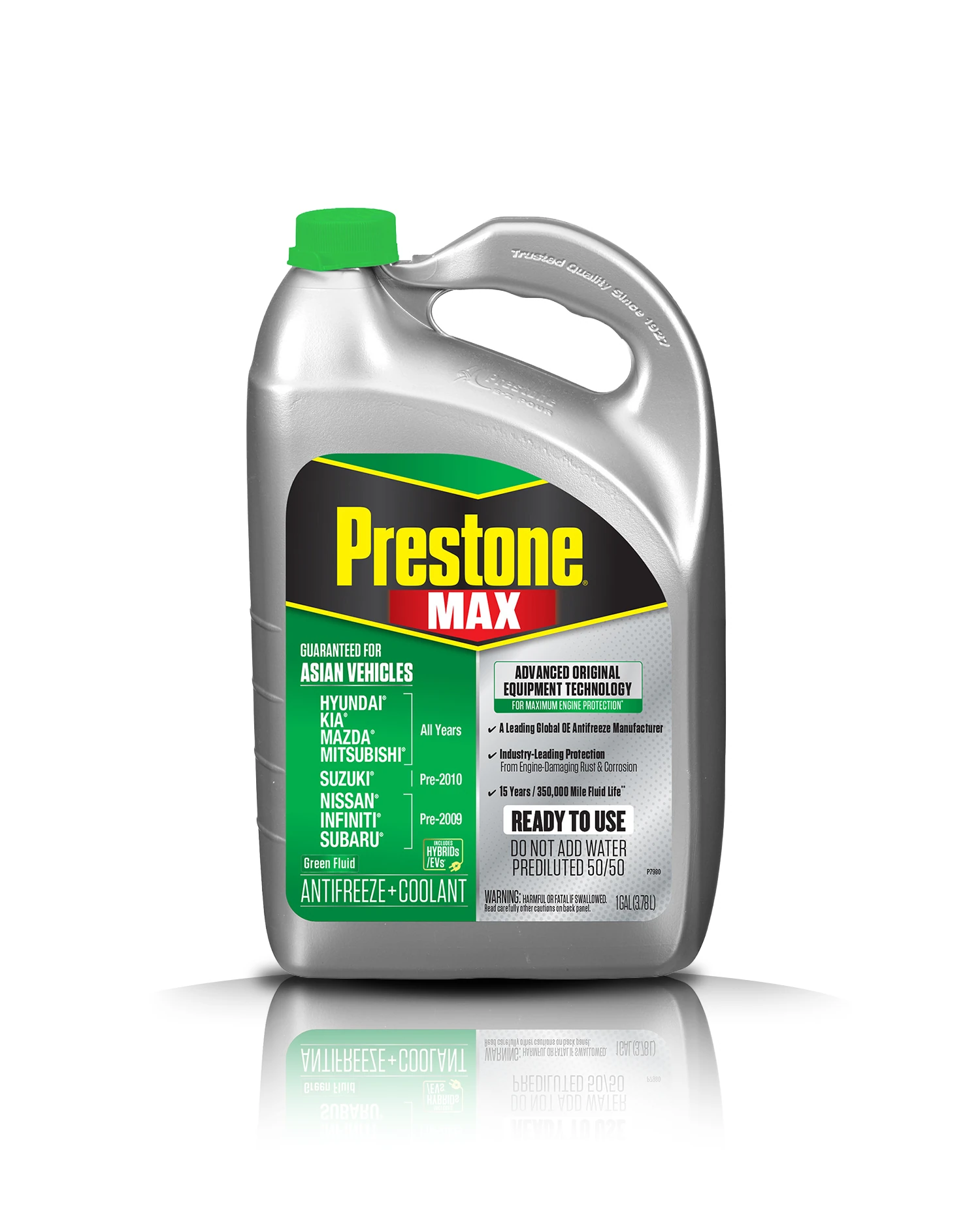 PRESTONE MAX ASIAN VEHICLES 50/50 - VERDE | Antifreeze + Coolant