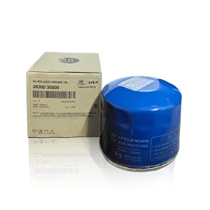 FILTRO DE ACEITE ORIGINAL HYUNDAI/ KIA H.MOBIS 26300-35505 - Caja x 1 uni